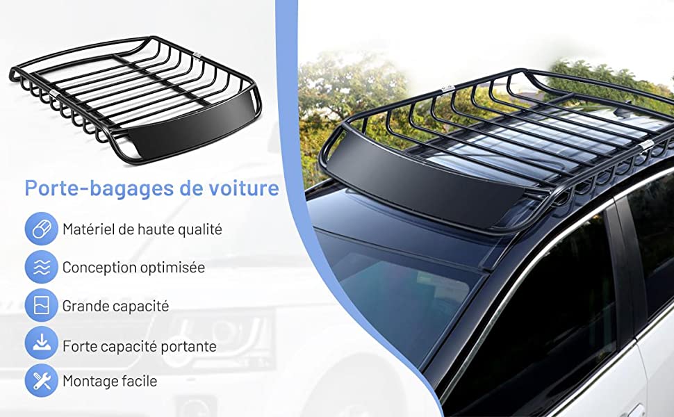 L'acier Porte-bagages sur le toit de voiture transporteur Case & Panier -  Chine Auto accessoire, de l'acier