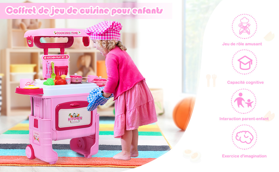 Enfants Jouent Jouet Fille Bébé Jouet Cuisine Cuisine Simulation