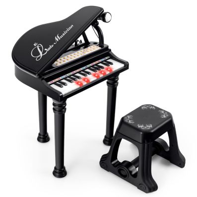 Tabouret Pliant Réglable en Hauteur Noir pour Piano Électronique, Convient  au Salon ou à la Chambre