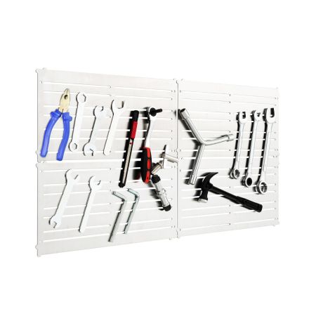 Armoire à outils murale Style Industriel Métal Gris et noir,Classement  matériel armoire organisateur d'outils