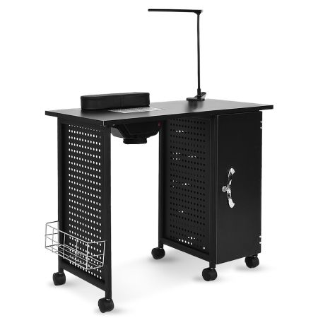Costway bureau informatique avec tiroir et support pc, bureau d'ordinateur  en mdf avec étagère de rangement à 2 niveaux, table de travail pour  ordinateur, 102 x 50 x 82 cm (noir) - Conforama