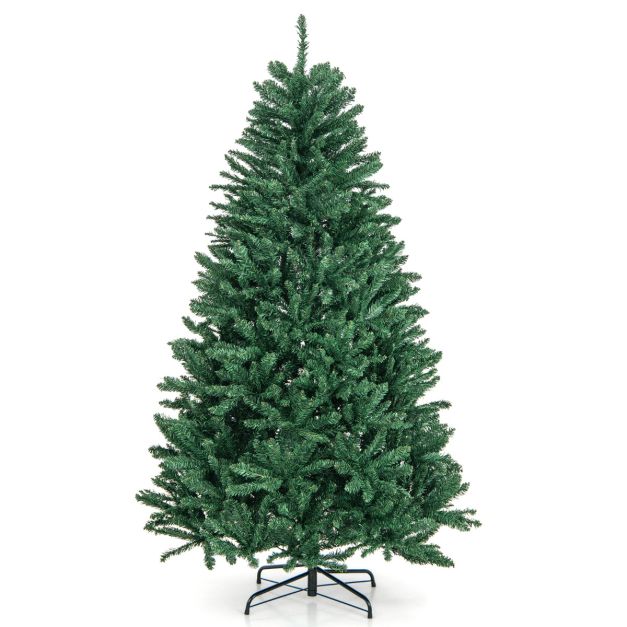 Sapin de Noël, 180 cm, PVC artificiel, PE, 815 branches, montage facile,  pliable
