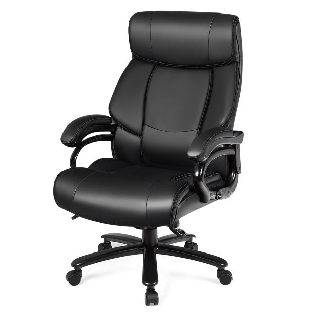 TO-329 chaise d'ordinateur de bureau de retour à la maison confortable de  simple fauteuil roulant coulissant noir