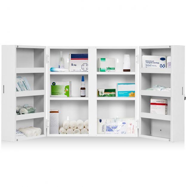 Bote de rangement pour médicaments ménagers Armoire à pharmacie de grande  capacité meuble rangement Blanc Blanc (grand) - Cdiscount Maison