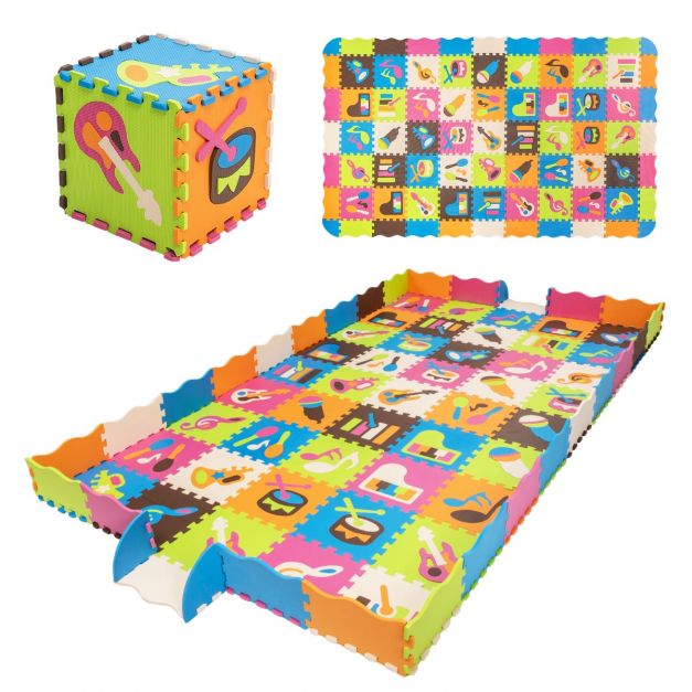 MIRO Tapis de jeu Bébé - Enfants - tapis d'éveil - tapis puzzle