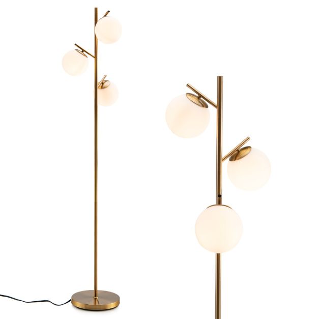 Lampadaire sur Pied Salon, LED Lampadaire Chambre Moderne 3