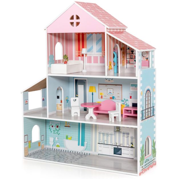 Miniature maison de poupée LED lampe murale enfants jouets éducatifs
