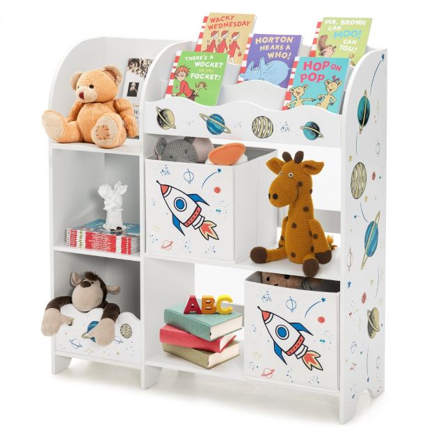 Armoire de rangement de jouets pour enfants, armoire à jouets pour
