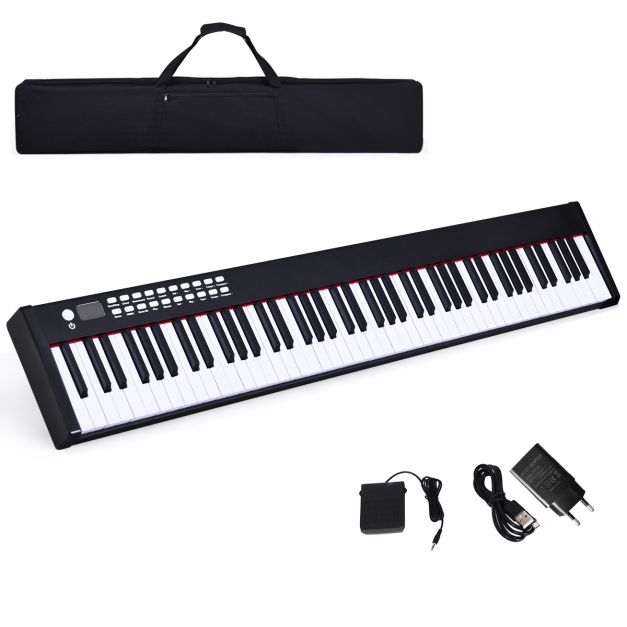 OYAYO Clavier de piano 88 touches - Support clavier lumineux et MIDI  Bluetooth - Piano numérique avec autocollant piano - Pupitre pour  débutants, enfants, adultes ou cadeau : : Instruments de  musique