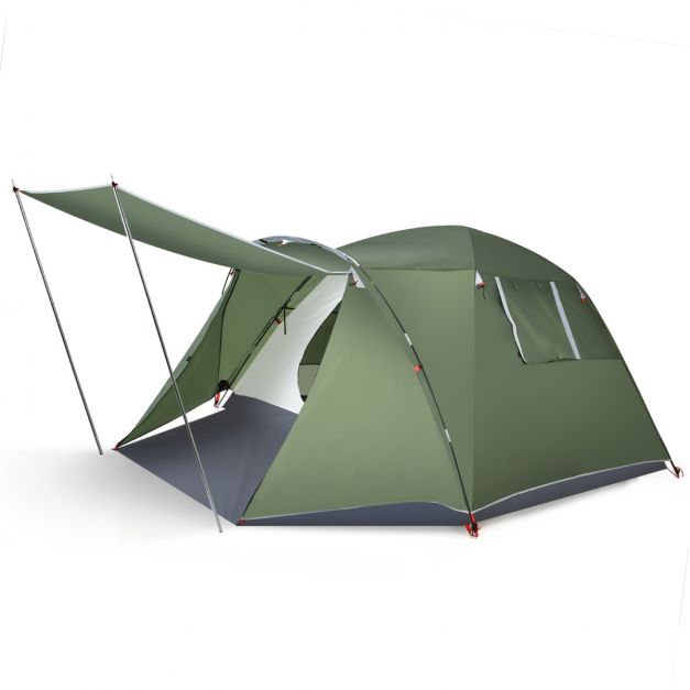 Matériel de camping,Tente de Camping légère et coupe-vent, poteau