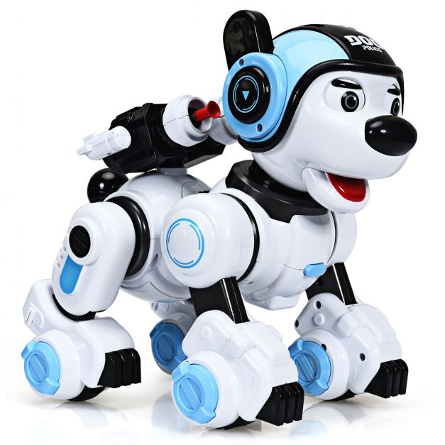 Chien Robot, okk Chien Robot Programmable avec Télécommande pour Chanter  Danser, Chien Robot interactif à Commande vocale, Cadeau de Noël pour  garçons Filles : : Jeux et Jouets